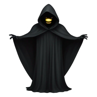 hooded dark figure  sticker