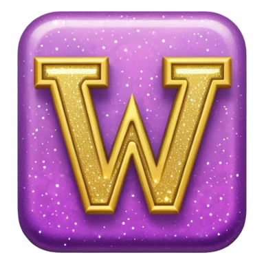 The word wonderful with glitter sticker