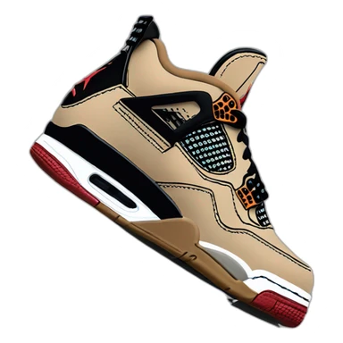 Jordan 4 travis scott sticker