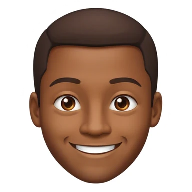 black guy smirking  sticker