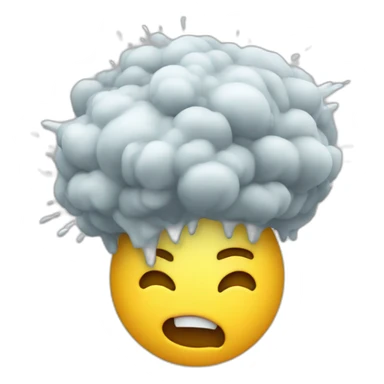 head exploding with big idea sticker