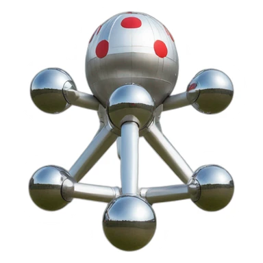 Atomium belgium sticker