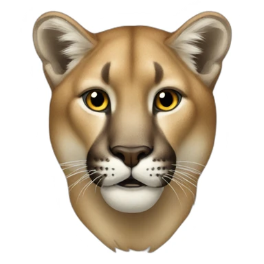 Mountain lion sticker