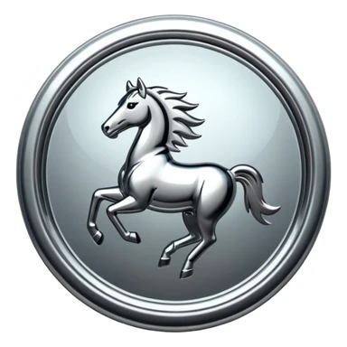 mustang logo sticker