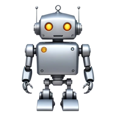 graduated robot sticker