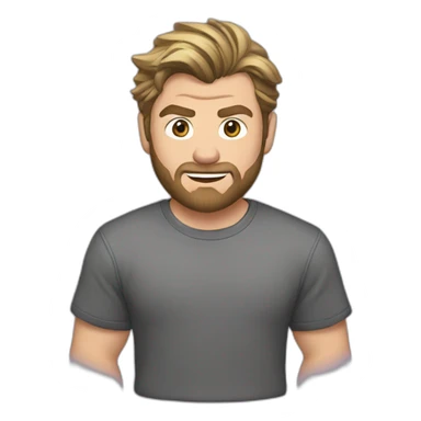 chris hemsworth t-shirt sticker