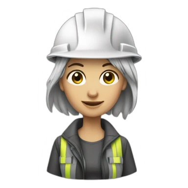 womam architect sticker