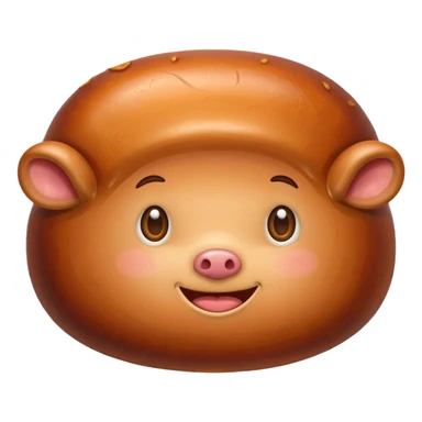 Glazed ham sticker