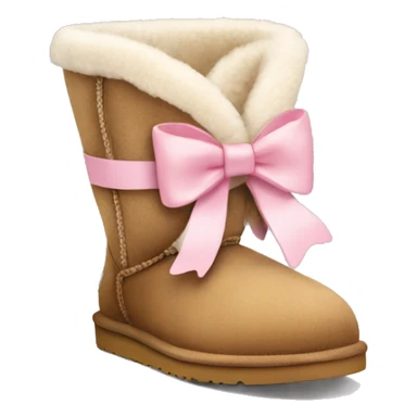 ugg with cute little bows sticker