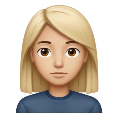 straight hair now sticker