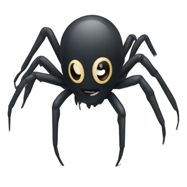 A person spider crawling sticker