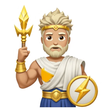 Greek god Zeus sticker