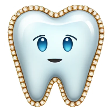 Tooth gems sticker