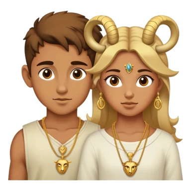 aries ♈️ boy and girl  sticker