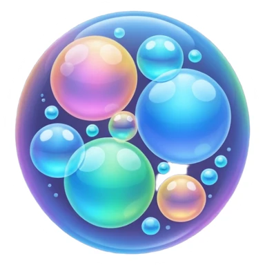 Bubbles sticker