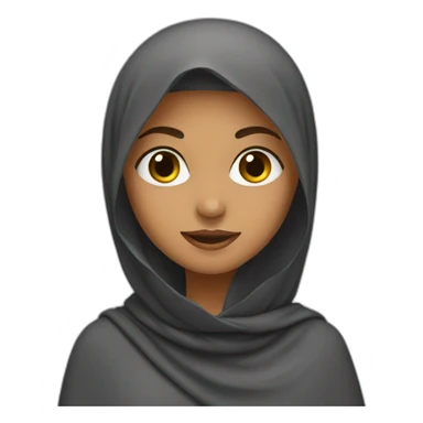 Girl in hidjab sticker