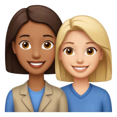 DOS MUJERES Y UN HOMBRE sticker