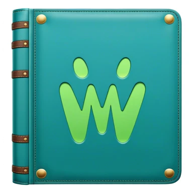 the big book of power... greenish blue  sticker