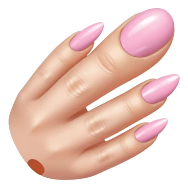 Light pink nails sticker