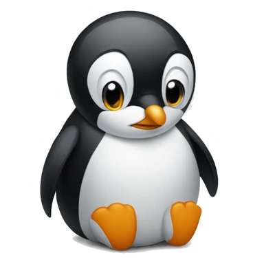 sad penguin sticker