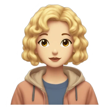 Lofi girl from the channel lofi girl sticker