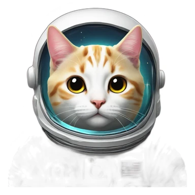 unicorn astronaut cat sticker