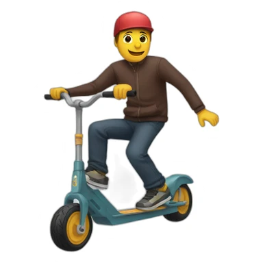 Trottinette freestyle sticker