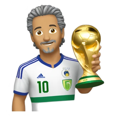 Roberto baggio with world cup sticker
