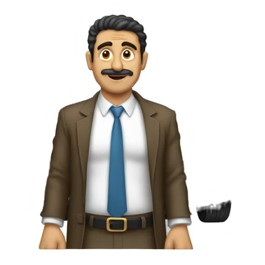 turkish guy honking car sticker