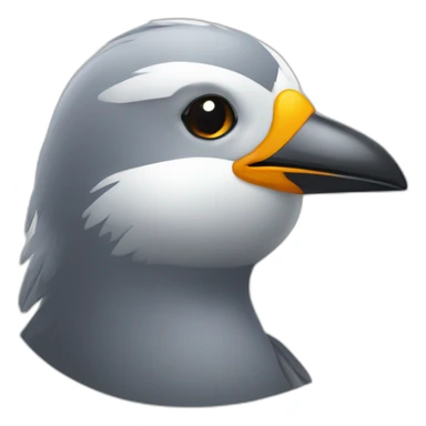 Poigeon avec argent sticker