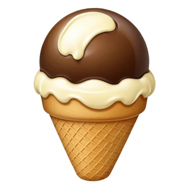 ice cream ball sticker