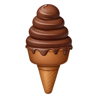 Choclate ice cream sticker