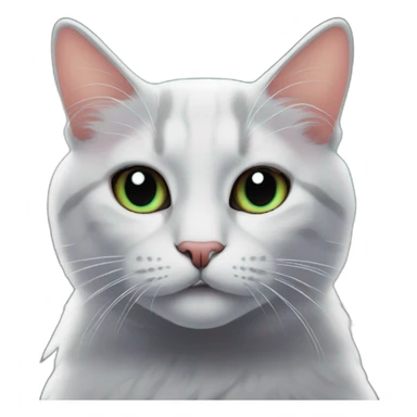 realsuprising cat on spreading out nebula with dark cosmic space background sticker