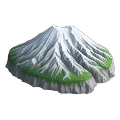 Snowy-mountain-mt-mount-st-helens  sticker