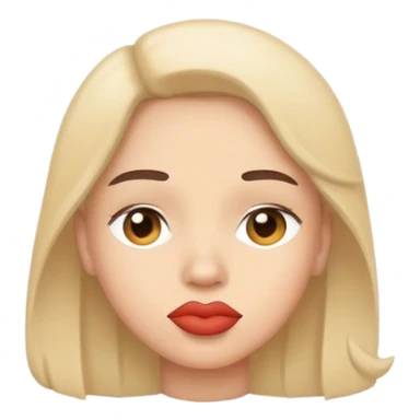 speech balloon in lips sticker