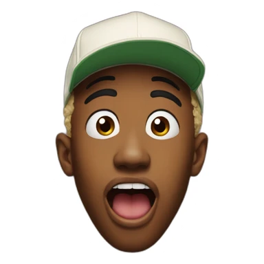tyler the creator cringing sticker