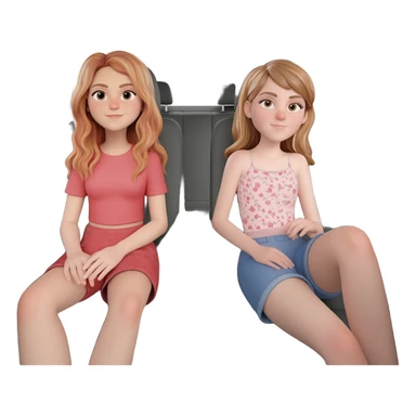 a pretty big SUV, spacious enough to fit several girls in the backseat. sticker