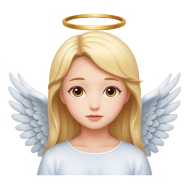 Cute girls with angel wings sticker