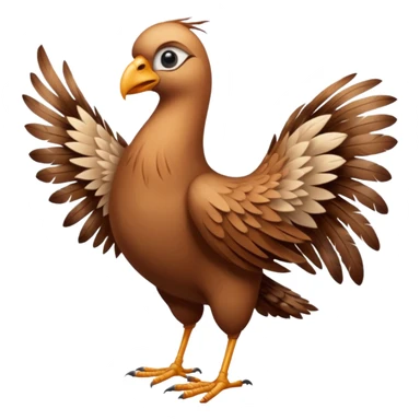 High resolution of   realistic full body bird distorted , no extra hybrid sticker