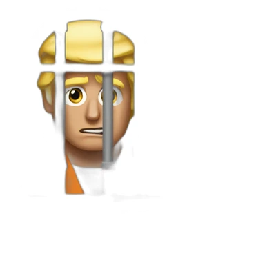 Donald trump in jail sticker