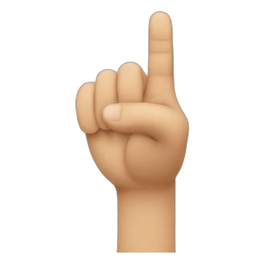 finger pointing at me sticker