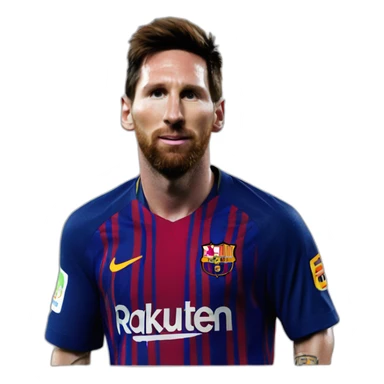 Messi tirando besos sticker