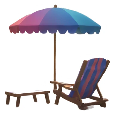 Sunset at the beach sticker