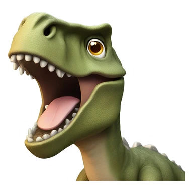 Dinosaur sneezing sticker