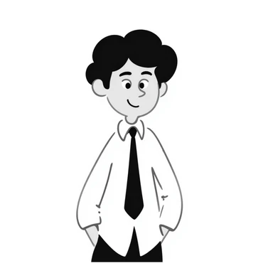 sketch of Mr. Sorhaindo sticker