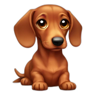 Dachsund cute sticker