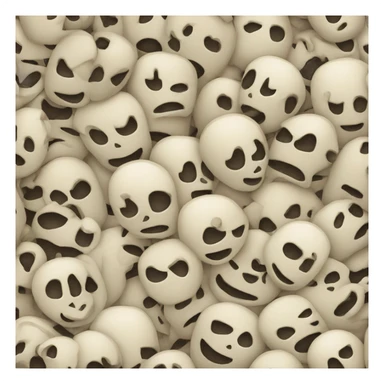 Esqueletos con cuernos sticker