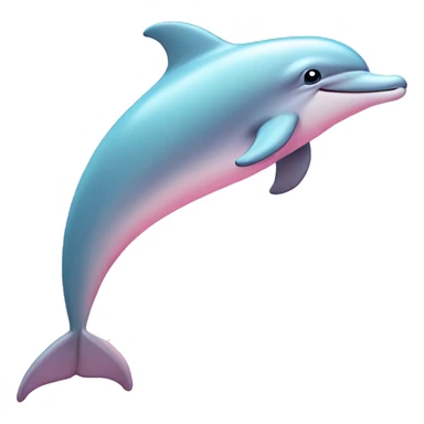 Pastel-pink-colors-dolphin sticker
