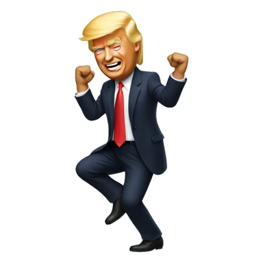 Donald trump dancing  sticker