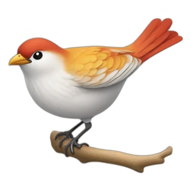 Un homme oiseau  sticker